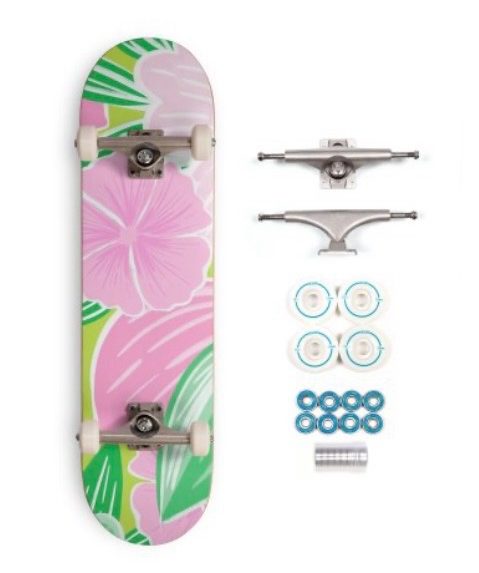 skateboard tropical design by Kristian Gallagher